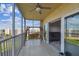 Relaxing balcony with a swing and access to the living room at 960 Starkey Rd # 7506, Largo, FL 33771