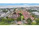 Aerial view showing community entrance and surrounding buildings at 19029 Us Highway 19 N # 6-19, Clearwater, FL 33764