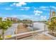 Wooden community dock extending into the waterway at 19029 Us Highway 19 N # 6-19, Clearwater, FL 33764