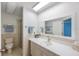 Clean bathroom with updated vanity and a shower/tub combo at 19029 Us Highway 19 N # 6-19, Clearwater, FL 33764