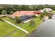 Luxury waterfront home with pool and spacious backyard at 24155 Hideout Trl, Land O Lakes, FL 34639