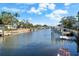 Peaceful canal views with boats at 537 Dolphin Se Ave, St Petersburg, FL 33705