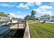 Private dock perfect for your boat at 537 Dolphin Se Ave, St Petersburg, FL 33705