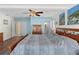Main bedroom with ensuite bathroom and ample closet space at 537 Dolphin Se Ave, St Petersburg, FL 33705