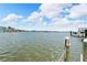 Stunning view of the waterway with neighboring houses at 833 Bay Point Dr, Madeira Beach, FL 33708