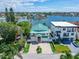 Luxury waterfront home with expansive views of the water and neighborhood at 833 Bay Point Dr, Madeira Beach, FL 33708