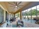 Outdoor oasis featuring a refreshing pool and a covered patio at 2924 Valencia Ridge St, Valrico, FL 33596