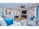 Spacious living room with sectional sofa and large TV at 2924 Valencia Ridge St, Valrico, FL 33596