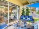 Inviting patio with comfortable seating and peaceful outdoor views at 4737 Casswell Dr, New Port Richey, FL 34652