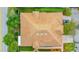 Overhead view of the home's roofline and landscaping at 4737 Casswell Dr, New Port Richey, FL 34652