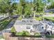 Aerial view of a mobile home with a small yard at 12501 Holyoke Ave, Tampa, FL 33624