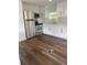 Modern kitchen with white cabinets and stainless steel appliances at 12501 Holyoke Ave, Tampa, FL 33624
