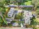 Aerial view of two mobile homes on a large lot at 12501 Holyoke Ave, Tampa, FL 33624