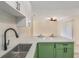 Stylish kitchen with a quartz countertop and modern sink at 3822 Cortez Dr # D, Tampa, FL 33614