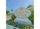 Attractive building sign for Horizon House condos at 31 Island Way # 907, Clearwater Beach, FL 33767