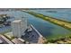 High-rise condo building on waterfront property at 31 Island Way # 907, Clearwater Beach, FL 33767