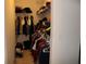 Large walk-in closet with ample shelving and hanging space at 11919 Grand Kempston Dr, Gibsonton, FL 33534