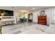 Bright and spacious living room featuring a stylish layout at 2219 Beach S Blvd, Gulfport, FL 33707
