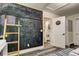 Charming bedroom with chalkboard wall and built-in shelving at 2219 Beach S Blvd, Gulfport, FL 33707