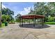 Octagonal gazebo in a well-maintained community park at 2219 Beach S Blvd, Gulfport, FL 33707