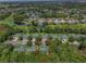 Aerial view of home and community, highlighting location and landscape at 34802 Double Eagle Ct, Zephyrhills, FL 33541