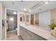 Double vanity bathroom with plenty of counter space at 11590 Shipwatch Dr # 548, Largo, FL 33774