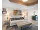 Inviting living room with stylish furniture, colorful artwork, and plenty of seating at 15 Somerset St # 6A, Clearwater Beach, FL 33767