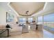 Spacious living area with a view of the ocean, with modern decor at 15 Somerset St # 6A, Clearwater Beach, FL 33767