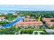 Aerial view of building near waterfront community at 1513 Wharfside Dr # 1513, Tarpon Springs, FL 34689