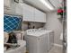 Laundry room with washer, dryer, and ample storage at 12760 Indian Rocks Rd # 510, Largo, FL 33774