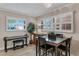 Charming dining area with table and chairs near window at 12760 Indian Rocks Rd # 510, Largo, FL 33774