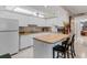 Well-equipped kitchen with light wood countertops at 12760 Indian Rocks Rd # 510, Largo, FL 33774