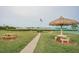 Picnic area with waterfront views at 12760 Indian Rocks Rd # 510, Largo, FL 33774