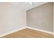 Neutral bedroom features hardwood floors and ample natural light at 1120 E Kennedy Blvd # 734, Tampa, FL 33602