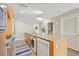 Modern kitchen with granite countertops and stainless steel appliances at 1120 E Kennedy Blvd # 734, Tampa, FL 33602