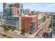 Aerial view of building, showing its location and surrounding area at 1120 E Kennedy Blvd # 734, Tampa, FL 33602