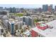 Aerial perspective showcasing a residential complex and surrounding urban environment at 1120 E Kennedy Blvd # 734, Tampa, FL 33602