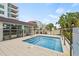 Relaxing hot tub surrounded by lush landscaping at 1120 E Kennedy Blvd # 734, Tampa, FL 33602