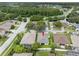 Aerial view of the house showing the backyard, location and neighborhood at 18203 Collridge Dr, Tampa, FL 33647