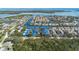 Expansive aerial view of a waterfront community surrounded by scenic waterways at 1661 Watermark Ne Cir # C, St Petersburg, FL 33702
