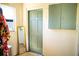 Small laundry area with cabinets and exterior access at 2109 58Th S St, Gulfport, FL 33707