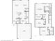 Detailed floor plan showcasing the layout of both floors, including room dimensions at 31907 Anchor Point Dr, Wesley Chapel, FL 33545