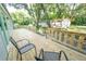 Spacious deck overlooking a large backyard with mature trees at 12106 Dagwood Way, Riverview, FL 33579