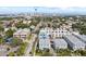 Aerial view of townhouses with downtown skyline in the distance at 2510 W Cleveland St # 2, Tampa, FL 33609