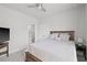 Comfortable main bedroom showcasing a bed and providing access to the bathroom and closet at 2510 W Cleveland St # 2, Tampa, FL 33609