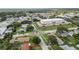 High-angle view of residential neighborhood near commercial buildings at 201 S Duncan Ave, Clearwater, FL 33755