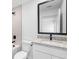 Clean bathroom with modern vanity and tile shower at 13064 Meadow Swallow Ave, Weeki Wachee, FL 34614