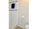 Shower stall with white tile and a toilet at 3245 Bigelow Dr Dr, Holiday, FL 34691