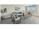 Spacious living room with large windows and modern furniture at 5095 Bay Ne St # 306, St Petersburg, FL 33703