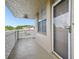 Private balcony with access from apartment unit at 5095 Bay Ne St # 306, St Petersburg, FL 33703